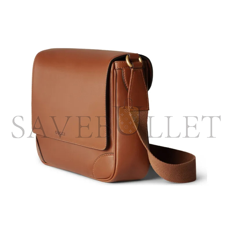 GUCCI GG EMBLEM MEDIUM CROSSBODY BAG 821154 (29*23*7.5cm)
